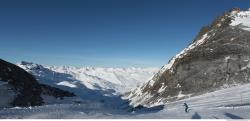 Photo Textures of Background Snowy Mountains